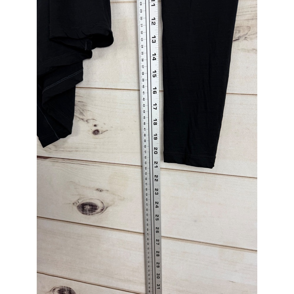 Smartwool Top Womens Medium Black Merino Wool Long Sleeve Base Layer - Picture 6 of 6